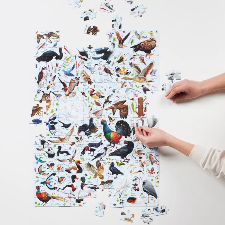 CzuCzu. Puzzlove. Ptaki Polski 200 el. - tantis.pl