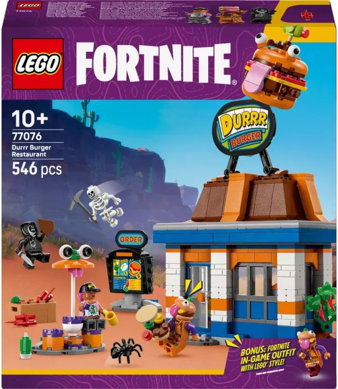 LEGO® Fortnite Restauracja Durrr Burgerownia 77076 - tantis.pl