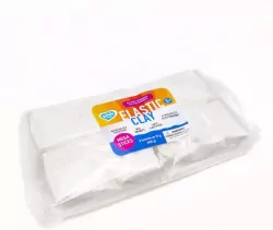 Zestaw lekkiej ciastoliny piankolina białej 8x50g