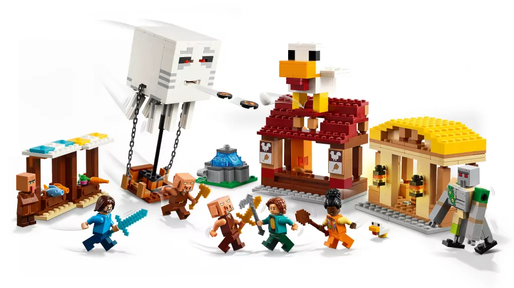LEGO® Minecraft. Atak balonowego Ghasta na wioskę 21273 - tantis.pl