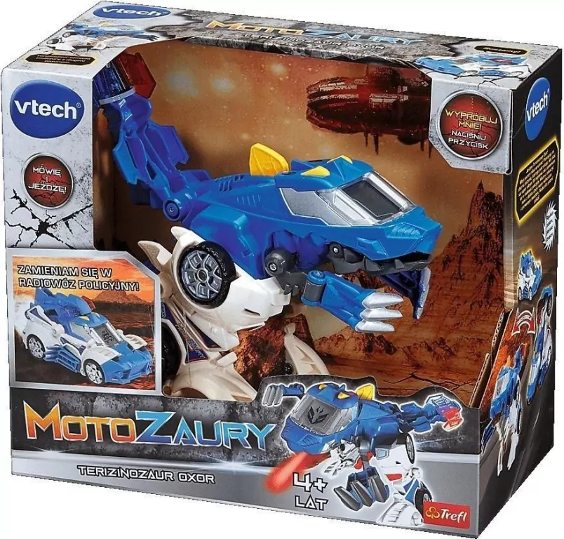 Motozaury - Stegozaur Lutor Buggy VTECH - tantis.pl