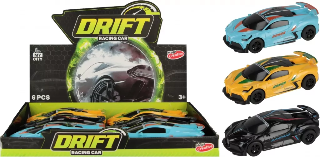 AUTO WYSCIG DRIFT P/B 16CM MOJE MIASTO 6/96/192 - tantis.pl