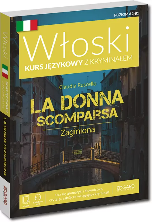 Włoski Kurs językowy z kryminałem. La Donna Scomparsa. Zaginiona - tantis.pl