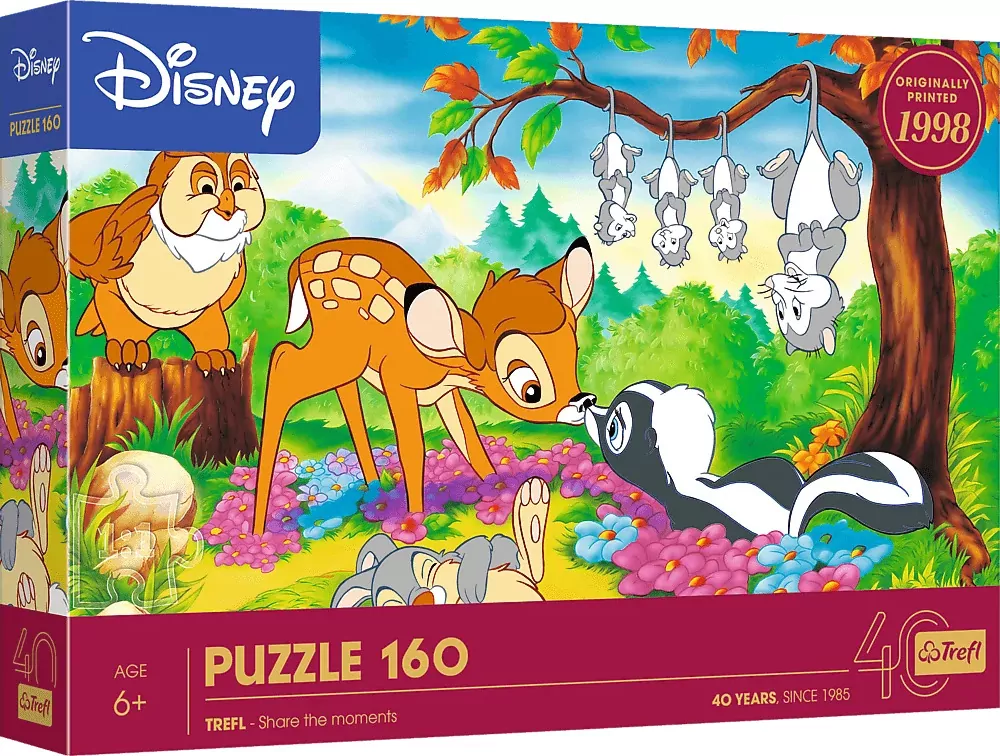 Puzzle 160 Bambi i leśni przyjaciele - tantis.pl