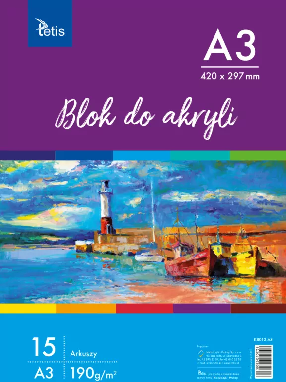 Blok do akryli A3 - tantis.pl