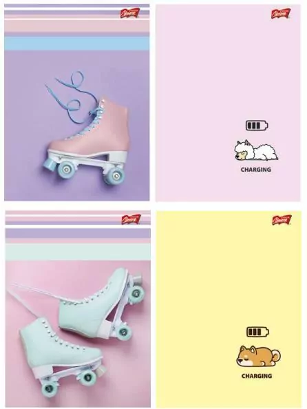 Zeszyt A5 w kratkę 32 kartki Pastel mix - tantis.pl
