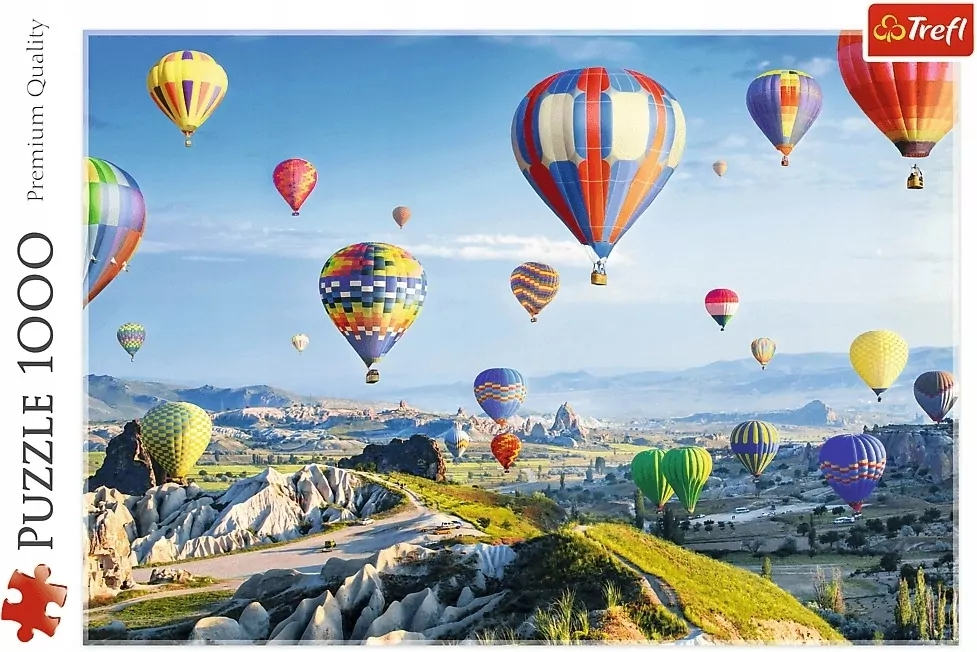 Puzzle 1000. Widok na Kapadocję. TREFL 10613 - tantis.pl