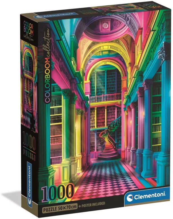 Puzzle 1000 Compact Colorboom Athenaeum - tantis.pl