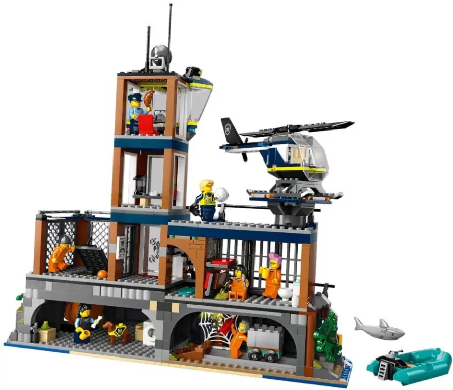 LEGO® City. Policja z Więziennej Wyspy 60419 - tantis.pl