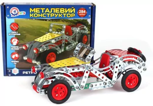 Zestaw konstrukcyjny samochód retro - tantis.pl