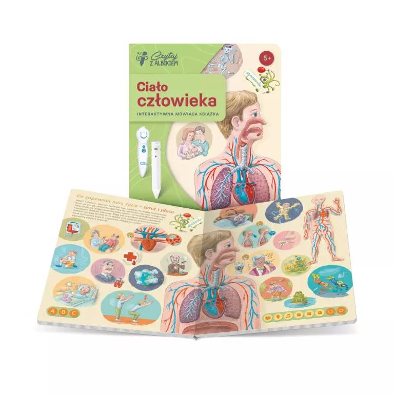Ciało człowieka. Zestaw z piórem. Czytaj z Albikiem - tantis.pl