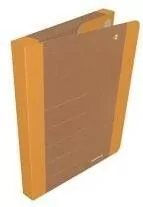 Teczka na rzepy A4/3cm pomarańczowa DONAU