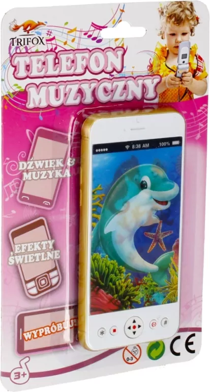 Telefon na baterie mix. Zabawka. Trifox - tantis.pl