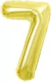 Balon foliowy B&C 7 Light gold 85cm - tantis.pl