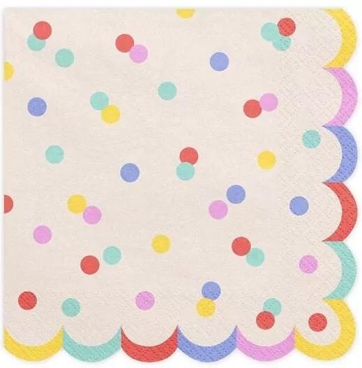 Serwetki Konfetti 33x33cm 20szt - tantis.pl