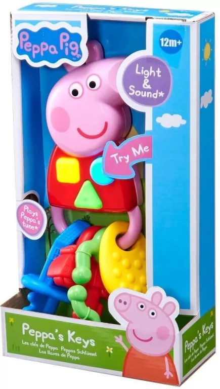 Peppa Pig. Kluczyki ze światłem i dźwiękiem - tantis.pl