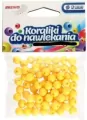 Koraliki do nawlekania żółte + sznurek 8mm 16g - tantis.pl