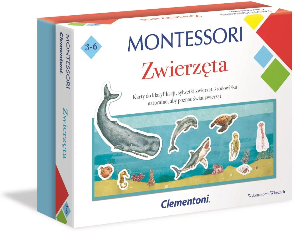 Montessori. Karty do klasyfikacji. Zwierzęta - tantis.pl