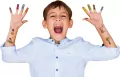 Tatuaże zmywalne Fingers Tattoo HAPPY COLOR - tantis.pl