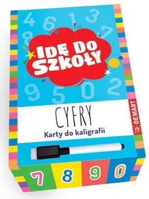 Idę do szkoły. Cyfry. Karty do kaligrafii - tantis.pl