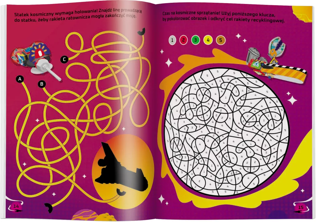 Kosmos. Buduj i naklejaj. Lego Books - tantis.pl