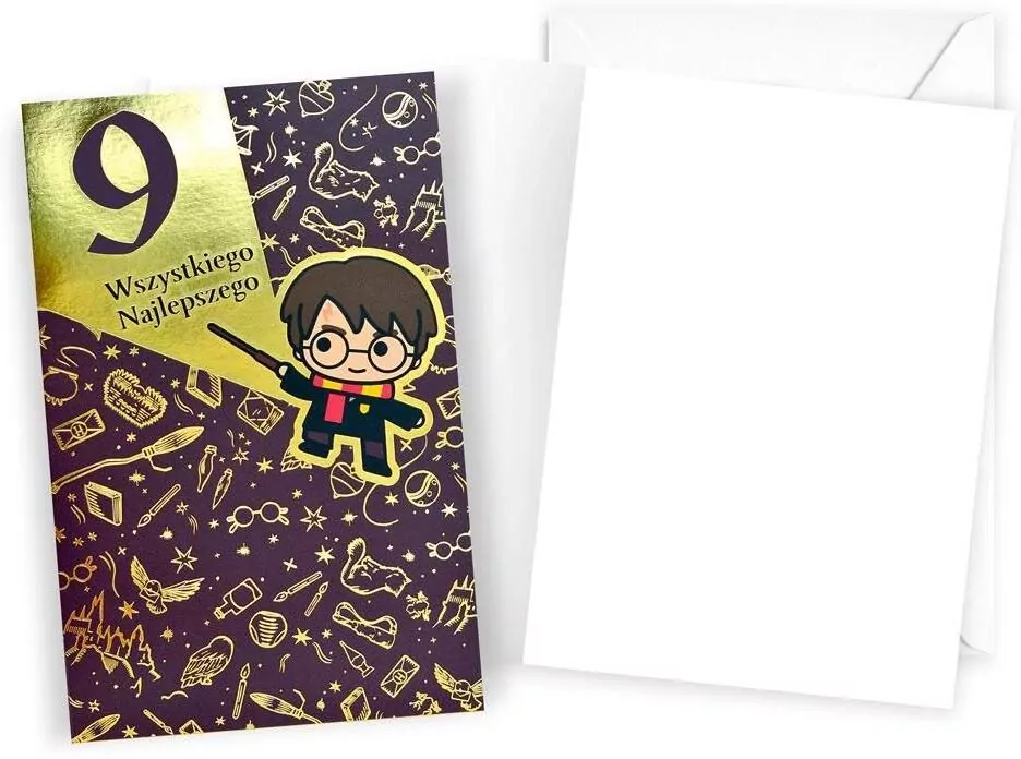 Karnet urodziny Harry Potter - tantis.pl