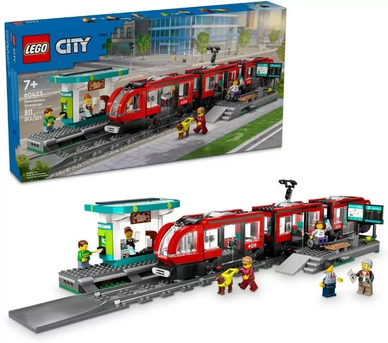 LEGO® City. Tramwaj miejski ze stacją 60423 - tantis.pl