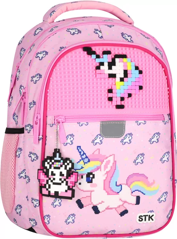 PLECAK SZKOLNY PIXEL UNICORN STK-15 PB 1/12 - tantis.pl