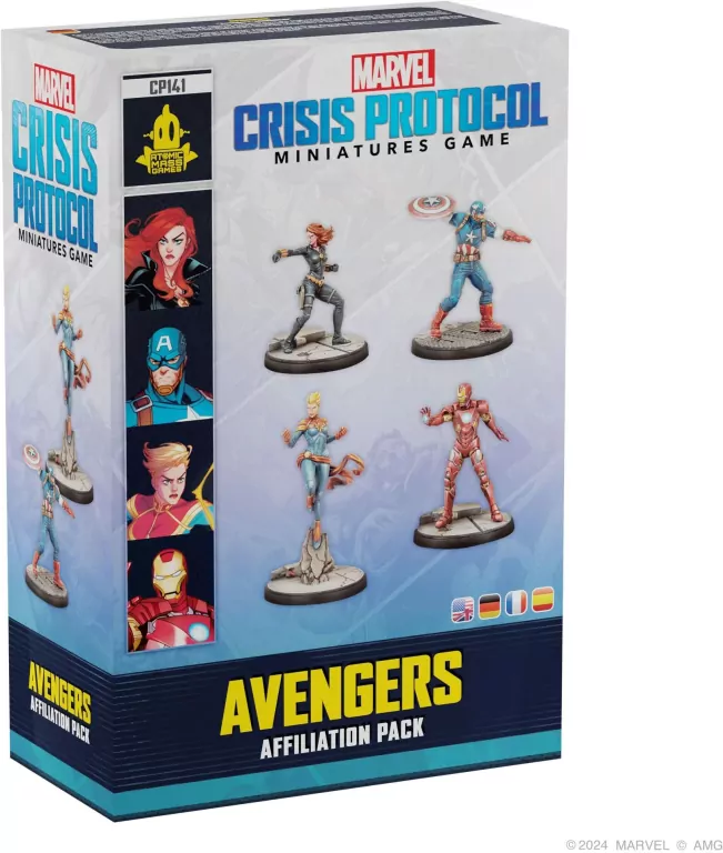 Marvel: Crisis Protocol - Avengers Affiliation Pack - tantis.pl