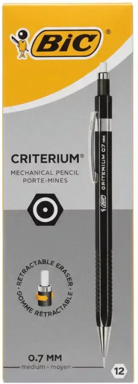 Ołówek automatyczny Criterium HB 0,7mm (12szt) BIC - tantis.pl