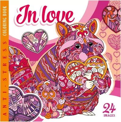 Kolorowanka antystresowa In Love
