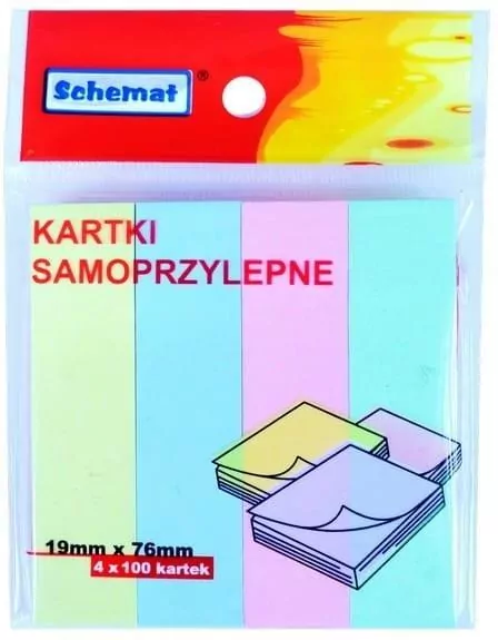 Zakładki indeksujące 19x76mm - tantis.pl