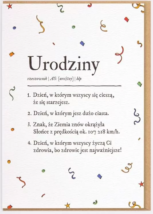 Karnet Urodziny - Definicja - tantis.pl