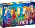 Puzzle 1000 Kolorowy galop - tantis.pl