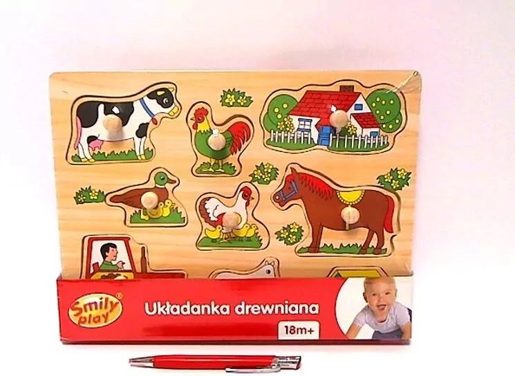 Układanka drewniana. Farma - tantis.pl