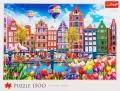 Puzzle 1500 Kolorowy Amsterdam TREFL - tantis.pl