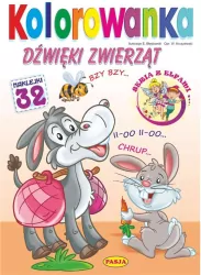 Kolorowanka. Dźwięki zwierząt