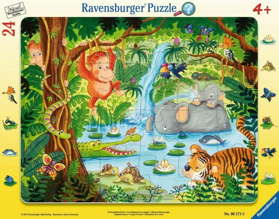 Puzzle 24 elementy - W dżungli - tantis.pl