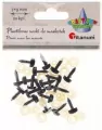 Nosy do maskotek plastikowe trójkątne 9x7mm 20szt - tantis.pl