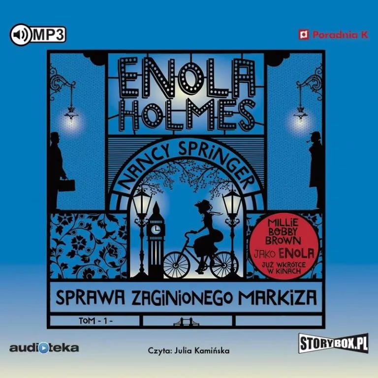 Sprawa zaginionego Markiza. Enola Holmes. Tom 1 . CD MP3. Audiobook - tantis.pl