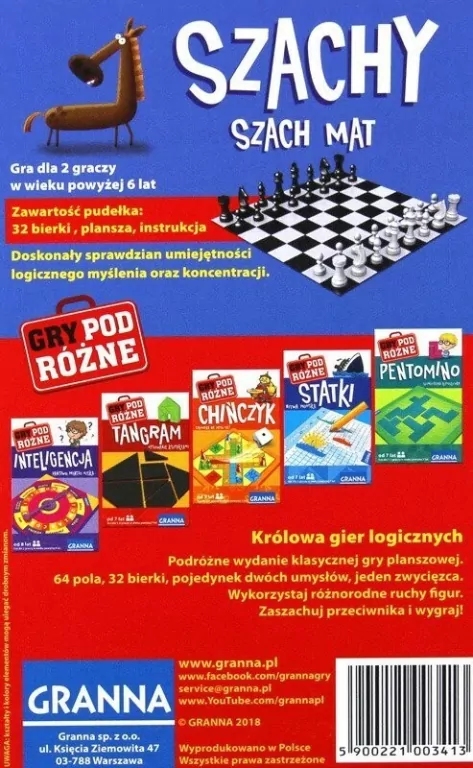 Szachy. Gra podróżna - tantis.pl