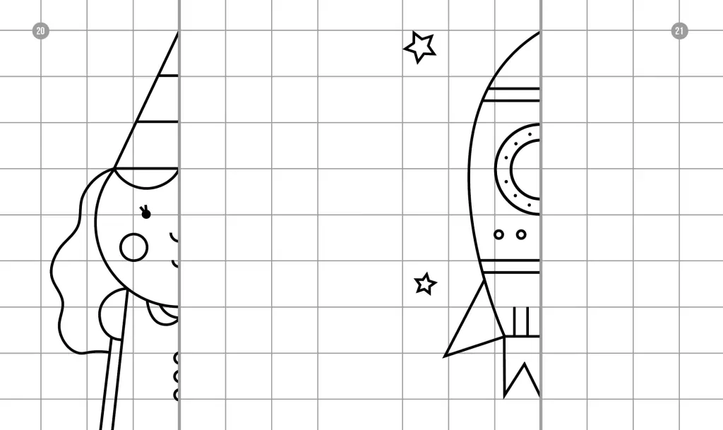 Prze-rysuj. Lustrzane rysowanie dla najmłodszych - tantis.pl