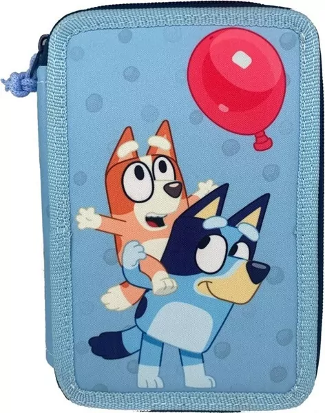 Piórnik 2-komorowy z wyposażeniem Bluey 48208516 - tantis.pl
