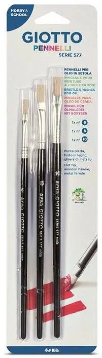 Pędzle 577 komplet 3 sztuki - tantis.pl