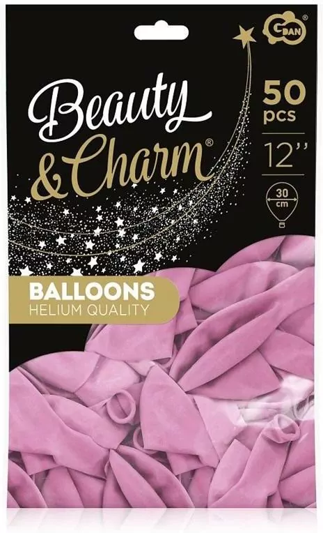 Balony Beauty&Charm makaronowe liliowe 30cm - tantis.pl