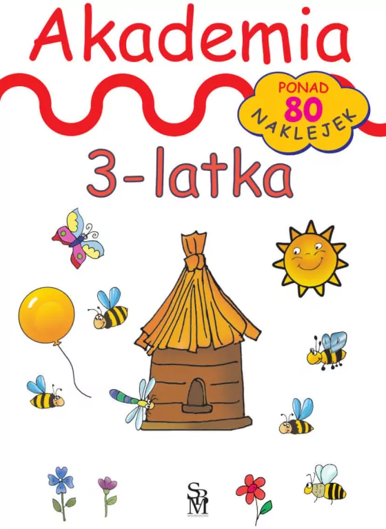 Akademia 3-latka. 80 naklejek - tantis.pl