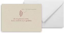 Mini kartka Urodziny grudzień