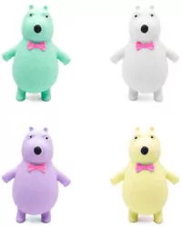 Miś gumowy z kokardką do ściskania p12 mix cena za 1 szt