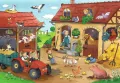 Ravensburger. Puzzle 2x12. Praca na farmie - tantis.pl