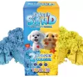Fluffy Sand 2x70g niebieski/żółty TUBAN - tantis.pl